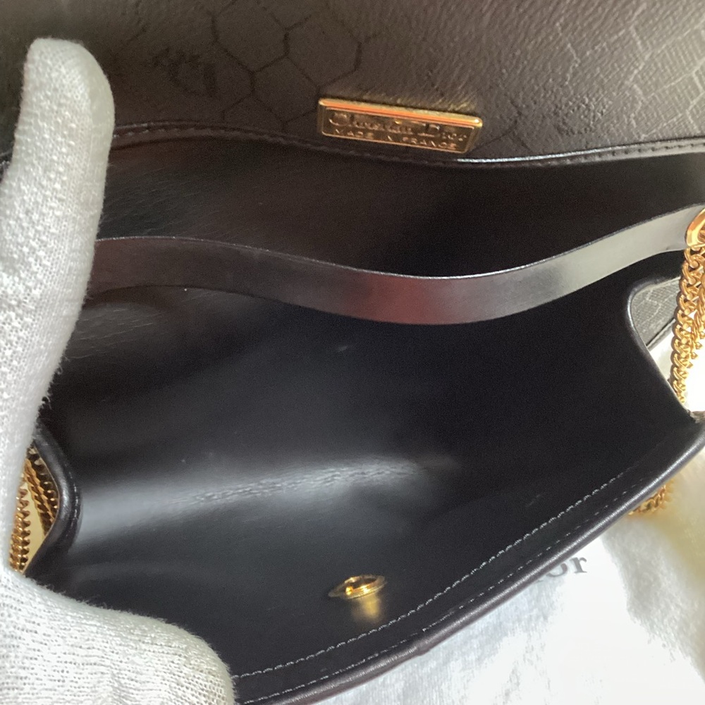 Dior Pre-owned 1980-1990s Mini Honeycomb Chain Shoulder Bag In - Picture 9 of 15
